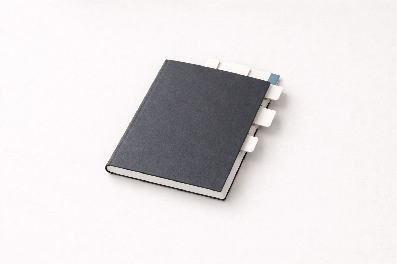 Notebook with Ivory Index Tabs