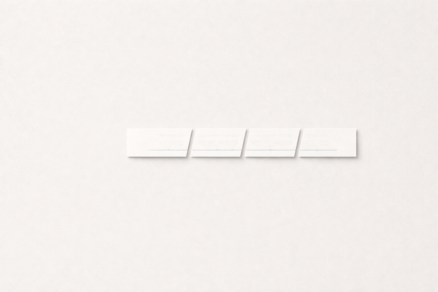 Abstract segmented paper on gray background